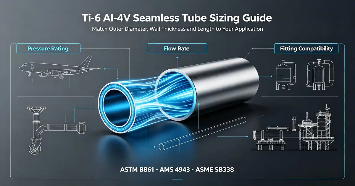 How to Select Grade 5 Titanium Seamless Tube Sizes?