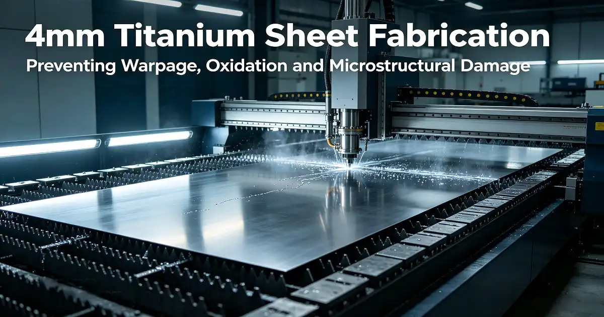 How to Cut and Form 4mm Titanium Sheet Without Damage or Warping