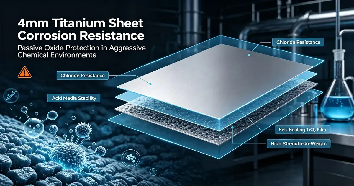 How Does 4mm Titanium Sheet Perform in Corrosive Service Conditions?
