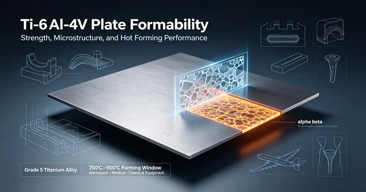 What is the formability of Ti-6Al-4V plate?