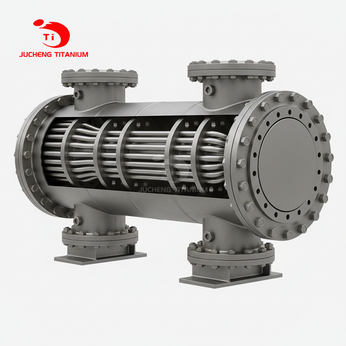 Titanium Shells China Customized OEM Titanium Shell and Tube Heat Exchanger ...